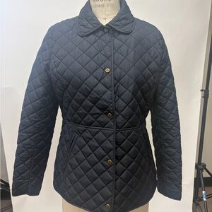 Quilted Women's Jacket - Navy Blue